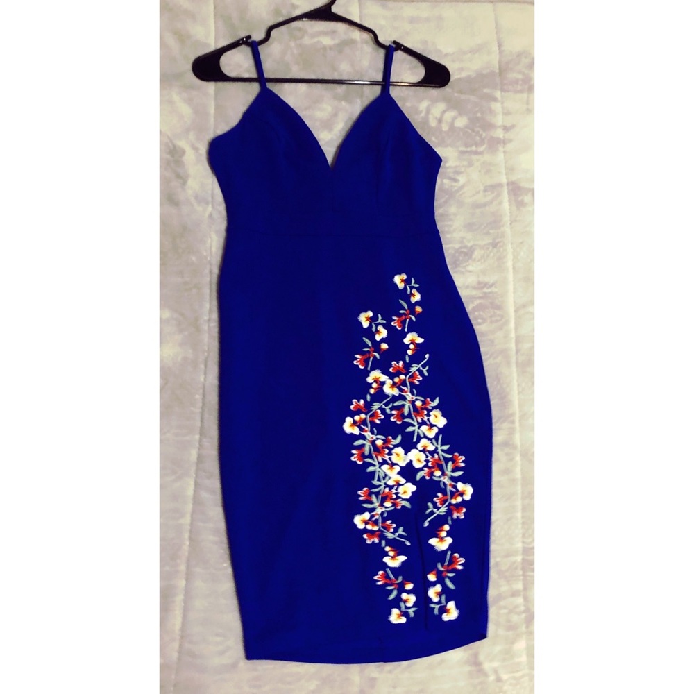 Royal blue dress